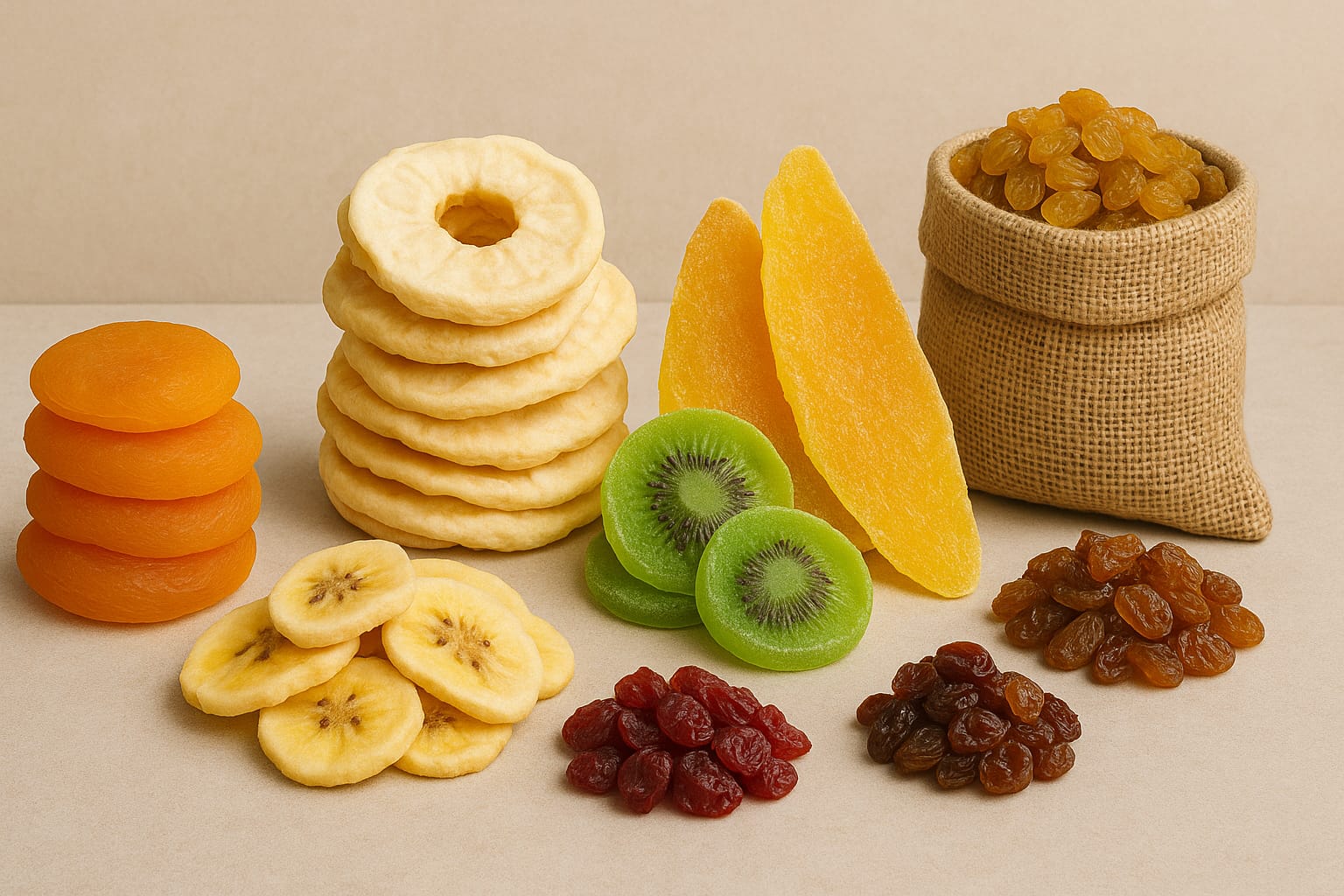 Dehydrated fruits